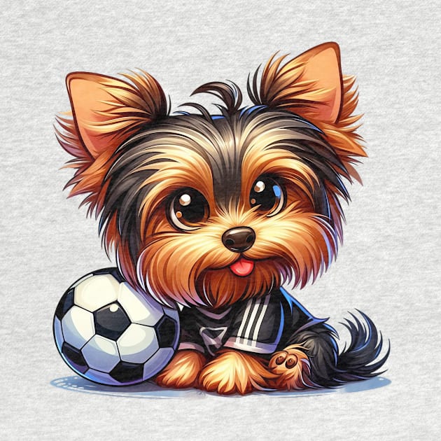 Cute Yorkshire terrier by Dmytro